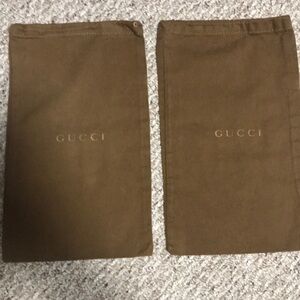 Gucci Brown Dust Bags